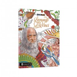 Libro para colorear Leonardo Da Vinci- CONCEPTO