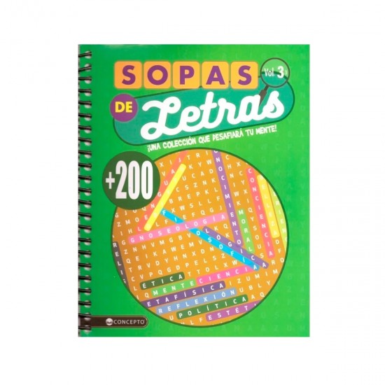 Sopas De Letras Volumen 3 + 200