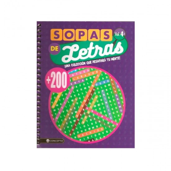 Sopas De Letras Volumen 4 + 200