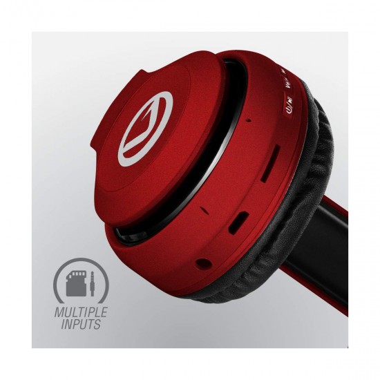 Auriculares Volkano Impulse Series BT Rojo