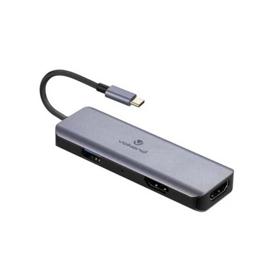 Adaptador USB-C a 2 HDMI + USB