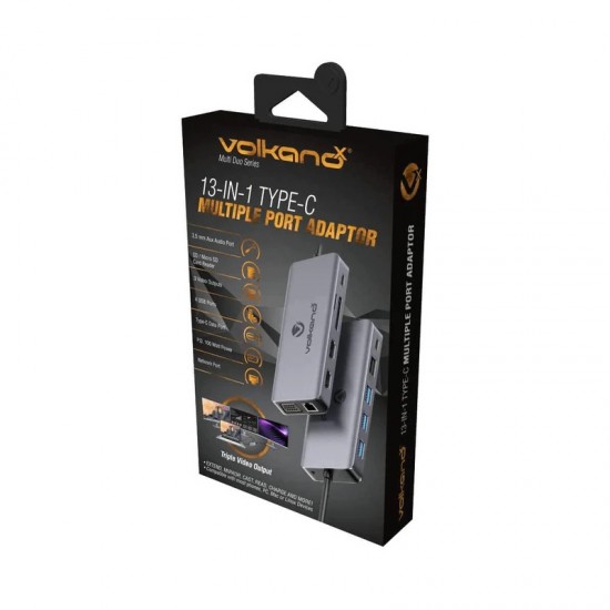 Hub USB-C 13-in-1 VolkanoX