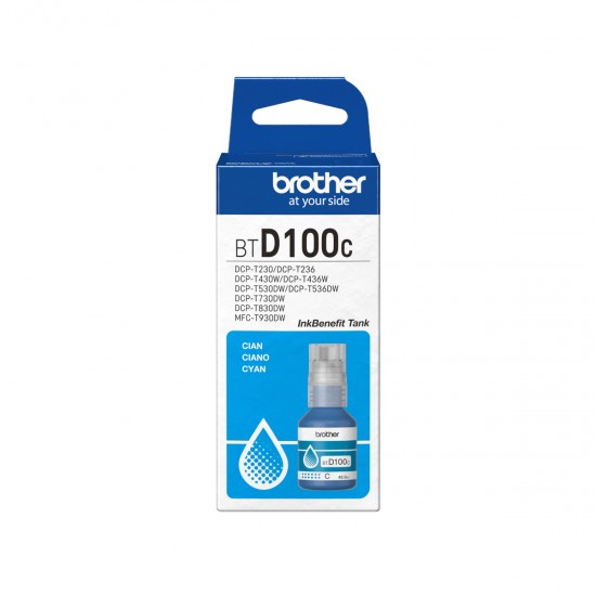 Botella de tinta BROTHER Cyan