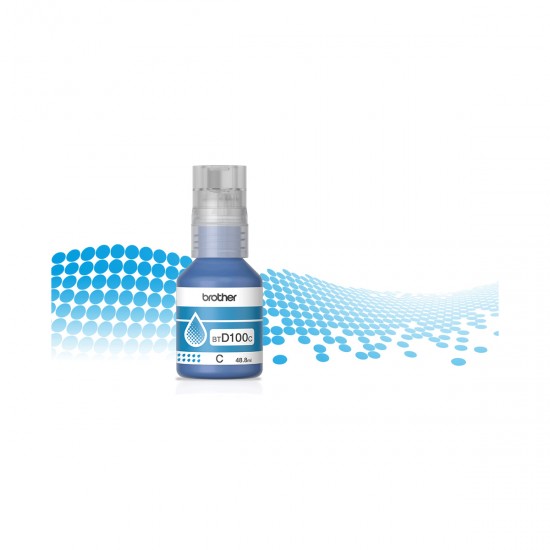 Botella de tinta BROTHER Cyan