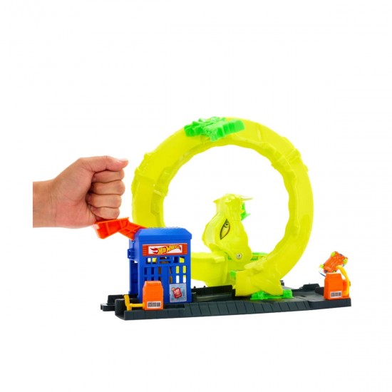 Pista Hot Wheels City Ataque Serpiente