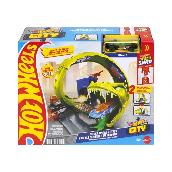 Pista Hot Wheels City Ataque Serpiente