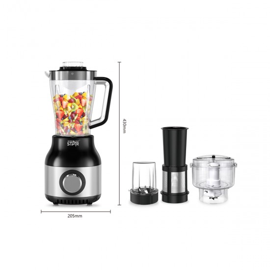 Licuadora Winning Star 4 en 1, 600W