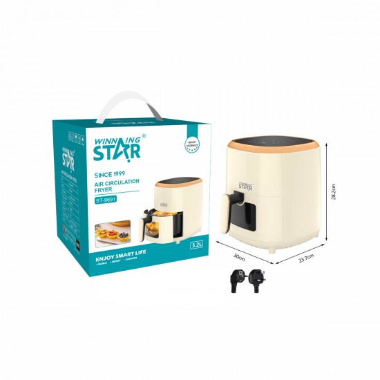 Freidora de aire 3.2L, 1200W