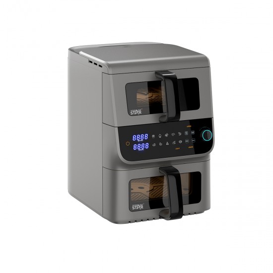 Freidora de aire 6.5L + 3.5L