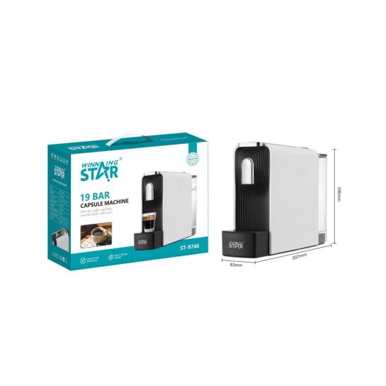 Cafetera de capsula 1200W