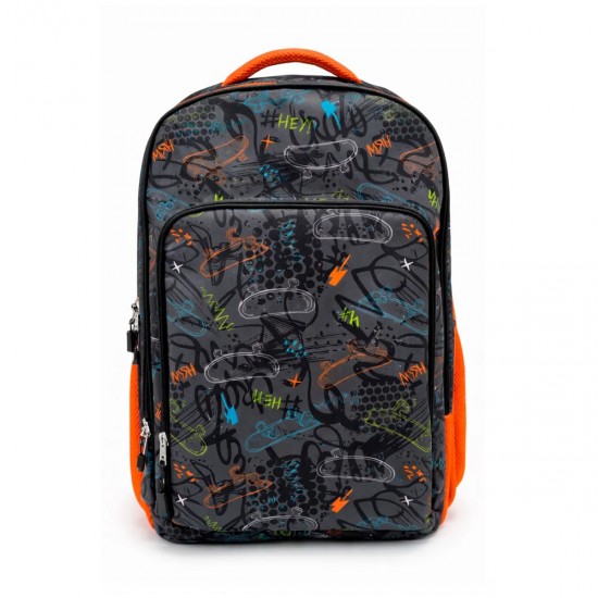 Mochila estampada 40cm Skate