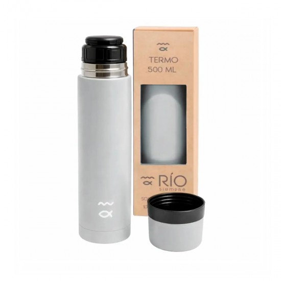 Termo Río 500 Ml - Gris Perla