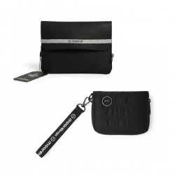 Billetera Chica Color negro Mate MOOREBAGS