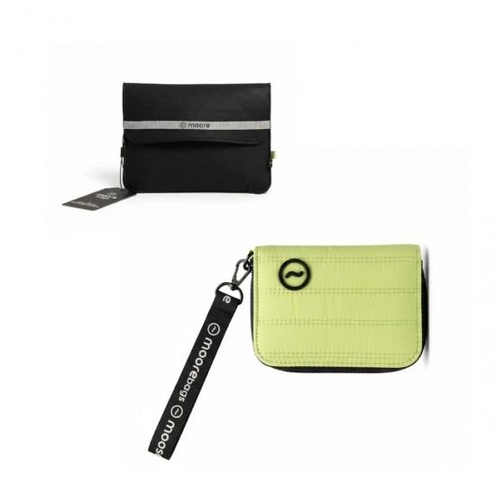 Billetera Chica Color Naranja Mate MOOREBAGS