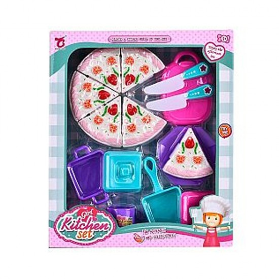 Juego con torta