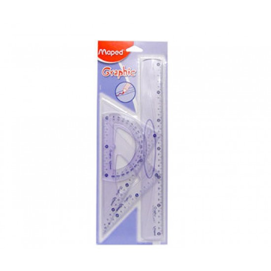 Juego de Geometria 30cm MAPED