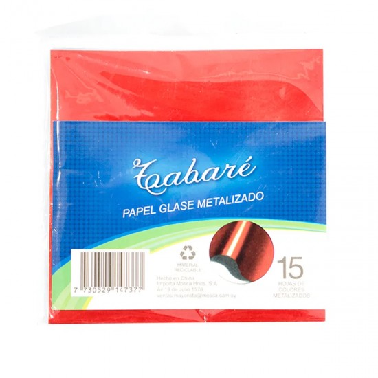 Papel Glacé Metalizado TABARÉ