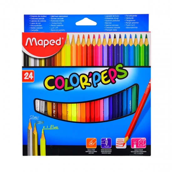 Lápices De Colores 24 MAPED