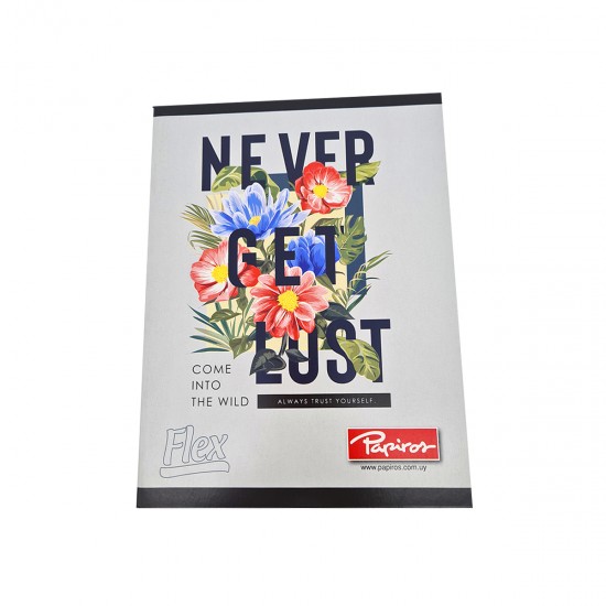 Cuaderno Liso 48 hojas PAPIROS Flex