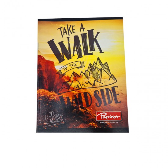 Cuaderno Liso 96 hojas PAPIROS Flex