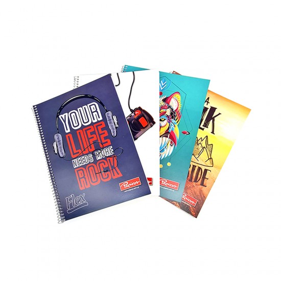 Cuadernola 70 hojas PAPIROS Flex