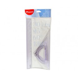 Juego de geometría 30cm MAPED