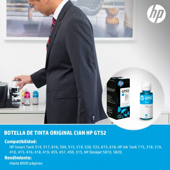 Tinta HP GT52
