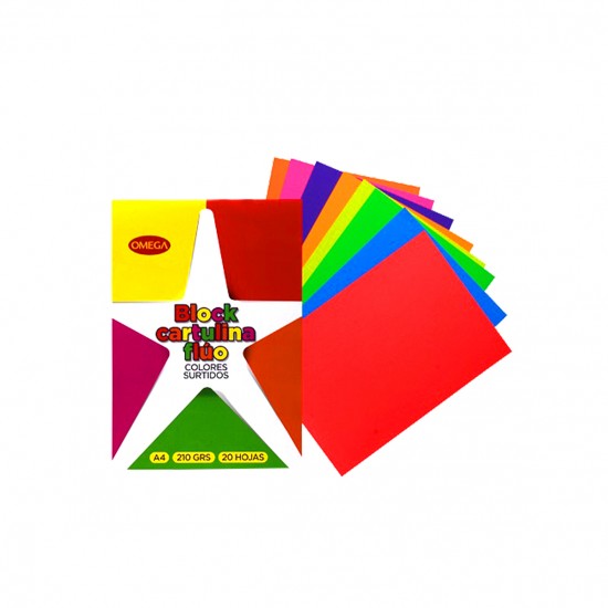 Cartulina Fluo A4