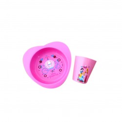 Kit plato + vaso Disney