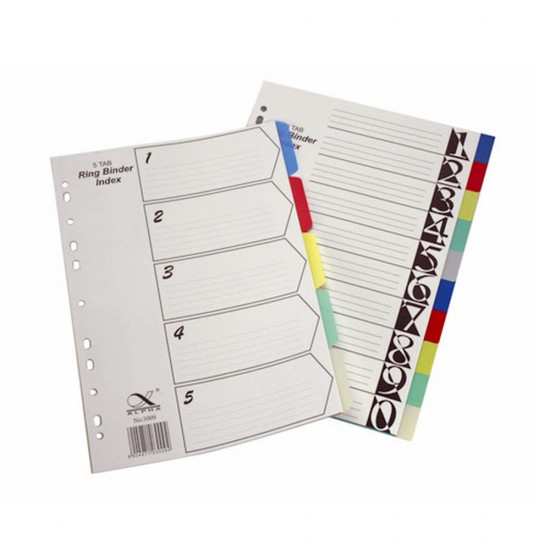Separador para Carpeta A4 5 Posiciones