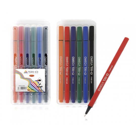 Set 6 Marcadores Finos OMEGA