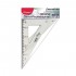 Escuadras Acrilico 28cm Set 45/60º MAPED