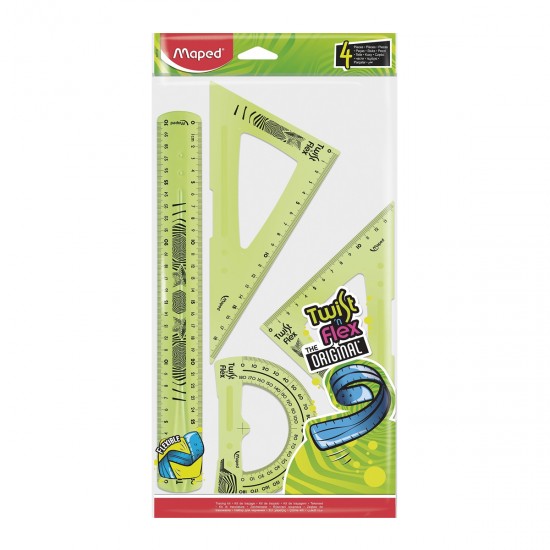 Juego de Geometria 30cm Twist Flex MAPED