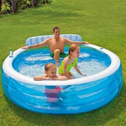 Piscina Familiar con Respaldo INTEX