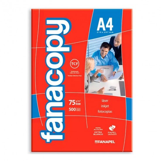 Papel A4 500 Hs FANACOPY