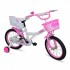 Bicicleta Rodado 12 rosada con silla