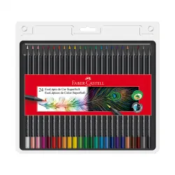 Set 24 Lápices Super Soft 24 Colores Faber