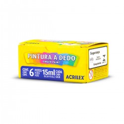 Dactilopintura ACRILEX x 6col.