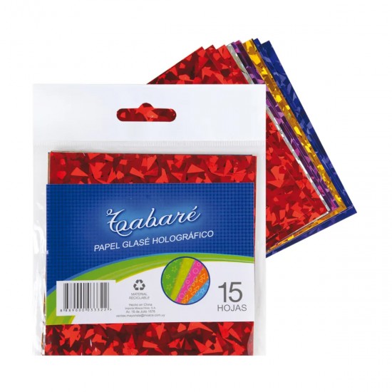 Papel Glase Holográfico TABARÉ