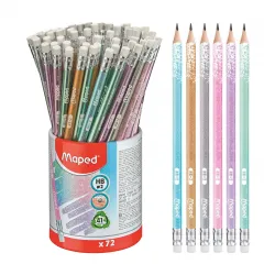 Lapiz MAPED Glitter HB c/goma