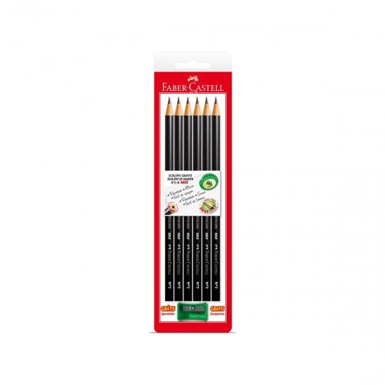 Set 6 Lápices Negros FABER