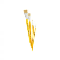 Pincel TIGRE Chato De Pelo De Cerda815-24