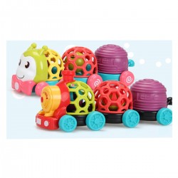 Gusanito tren juego de arrastre