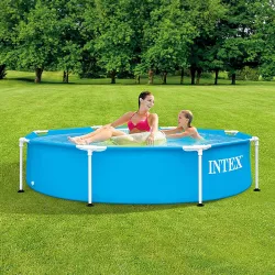 Piscina Metal Frame 244x51cm INTEX