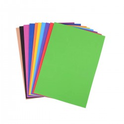 Goma eva colores surtidos x 10 A4