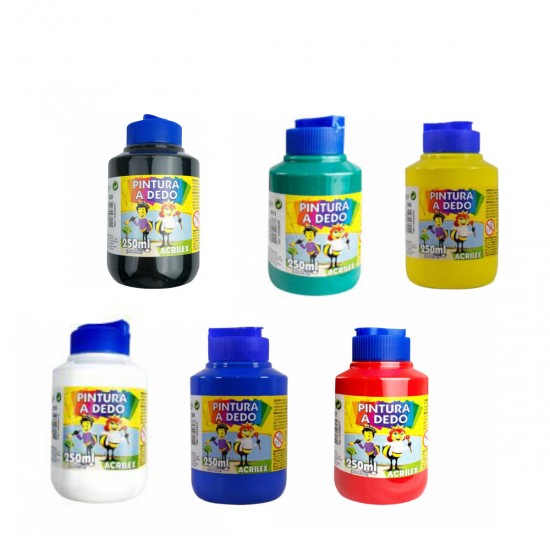Dactilopintura ACRILEX 250M azul
